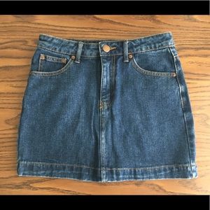 Denim Mini Skirt